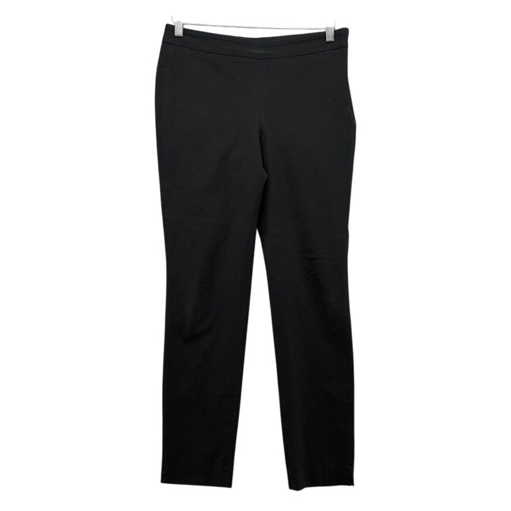 QL2 Quelledue Pants Womens 42 US 6 Black Cotton Lycra Slim Made in Italy